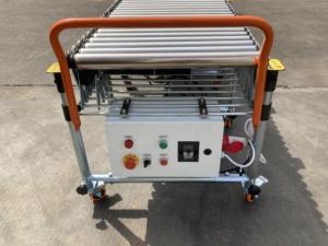 Equipo de transporte de rodillos de acero, transportador de rodillos accionado por motor eléctrico de carga y descarga - Product Image 2