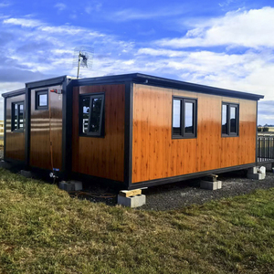 Villa mobile et hôtel en conteneur d'acier moderne, maison d'extension avec conception à double aile pliable, étanche, modulaire et extensible - Product Image 1