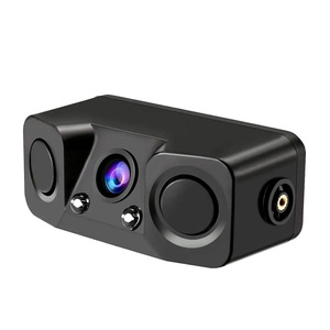 Cámara de marcha atrás CMOS automática universal 3 en 1 con sensores modelo de visión trasera de estacionamiento de respaldo Monitor de visión trasera inversa