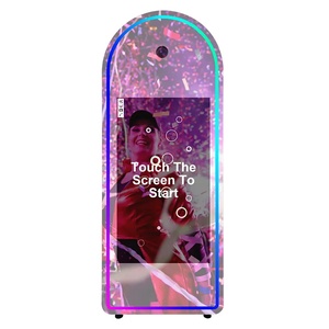 2023 Latest Trend Flight Case for Mirror Photo Booth Full Length Mirror Retro Magic Mirror Photo Booth for <strong>Selie</strong> - Product Image 1