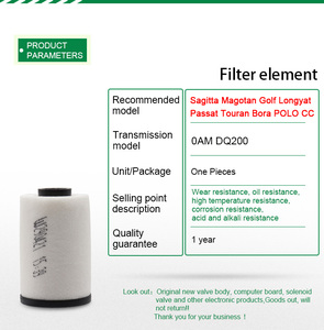 Marka yeni 0AM DQ200 otomatik şanzıman filtresi 7 hız DSG Volkswagen Audi şanzıman bileşenleri için 0AM325 433E yağ filtresi - Product Image 5