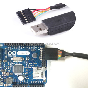 FTDI USB TTL seri 5V adaptörü kablosu 6 Pin 0.1 inç zift dişi soket başlığı UART IC FT232RL çip - Product Image 6