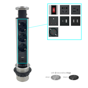 Toma de corriente emergente de 3 salidas con cargador USB rápido, toma de mesa 1A1C para encimera de cocina - Product Image 6