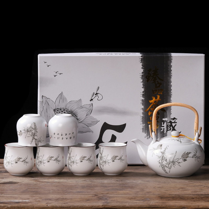 Dingyao doble pájaro de bambú cantar haz olla 7 Cajas de Regalo