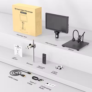 Nuevo Microscopio de vídeo DM12 10,1 \ "con fuente de luz LED para aplicaciones electrónicas de reparación y soldadura móviles - Product Image 6