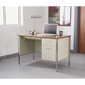 Mesa de oficina de acero de alta calidad, escritorio de oficina ejecutiva con cajón - Product Image 2
