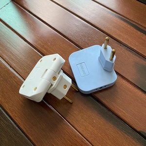 Cantell Enchufe DE LA UE Enchufe giratorio de 180 grados con 2 convertidor USB 4 en 1 Enchufe de extensión de EE. UU. Mini enchufes adaptadores de enchufe múltiple - Product Image 5