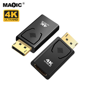 高级原始设备制造商工厂4K DP公到HDMI母适配器显示端口到HDMI转换器，用于电脑笔记本电脑投影仪和高清电视 - Product Image 1