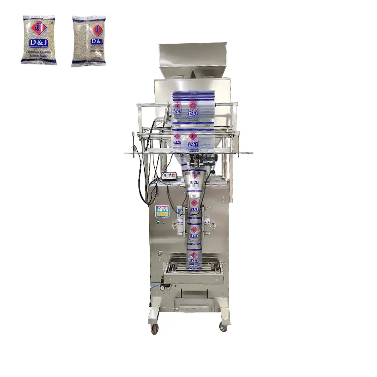 grain rice sachet 1000g automatic for salt brown sugar packing machine