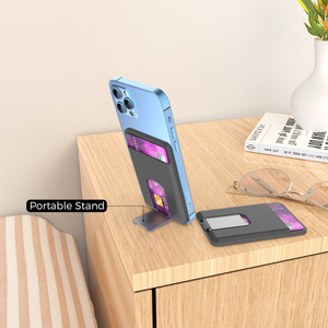 AhaStyle กระเป๋าสตางค์ซิลิโคนพร้อมที่ใส่,สำหรับ Apple & Samsung & Huawei RFID กาวแข็งแรงสามารถใช้ซ้ำได้2ใบ - Product Image 5