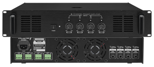 Four-Channel Public Address Sound <strong>Amplifier</strong> with 100v 70v Constant Voltage and Resistance <strong>Output</strong> for <strong>Speaker</strong> System - Product Image 2