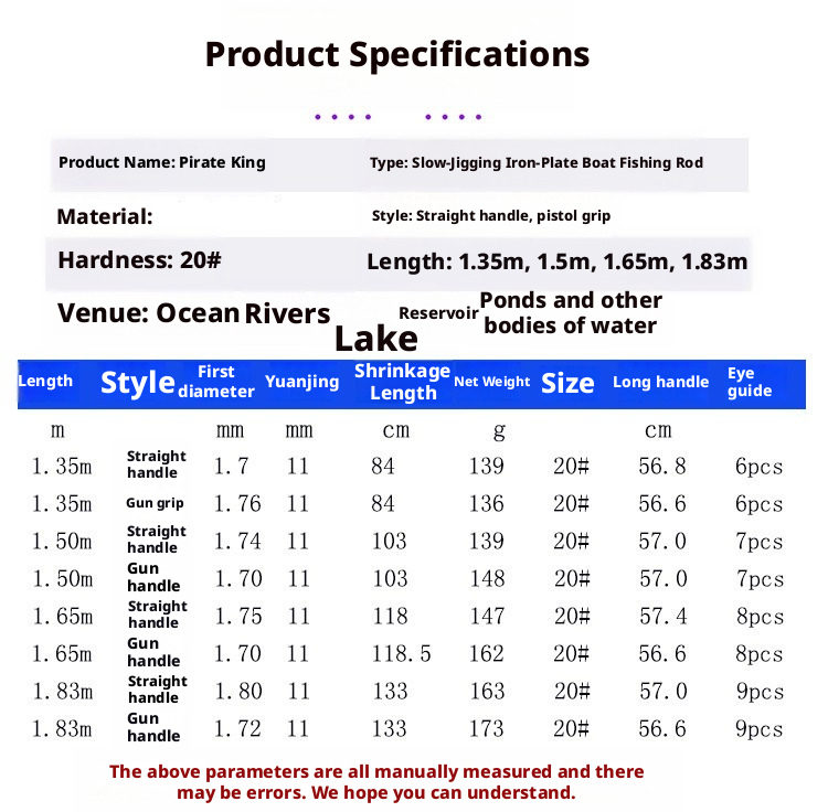 Pirate king straight handle