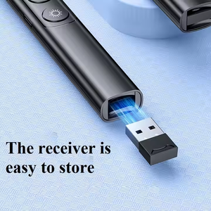 2,4 GHz USB wiederauf ladbarer Wireless Presenter roter Laserpointer PPT-Fernbedienung stift für Powerpoint Presentation Laser Pointer