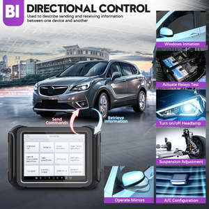 2023 XTOOL D9 HD OBD2 Scanner 12V Auto e 24V autocarro pesante tutti i sistemi strumenti di diagnostica ECU programmazione chiave automatica 45 + Reset - Product Image 5
