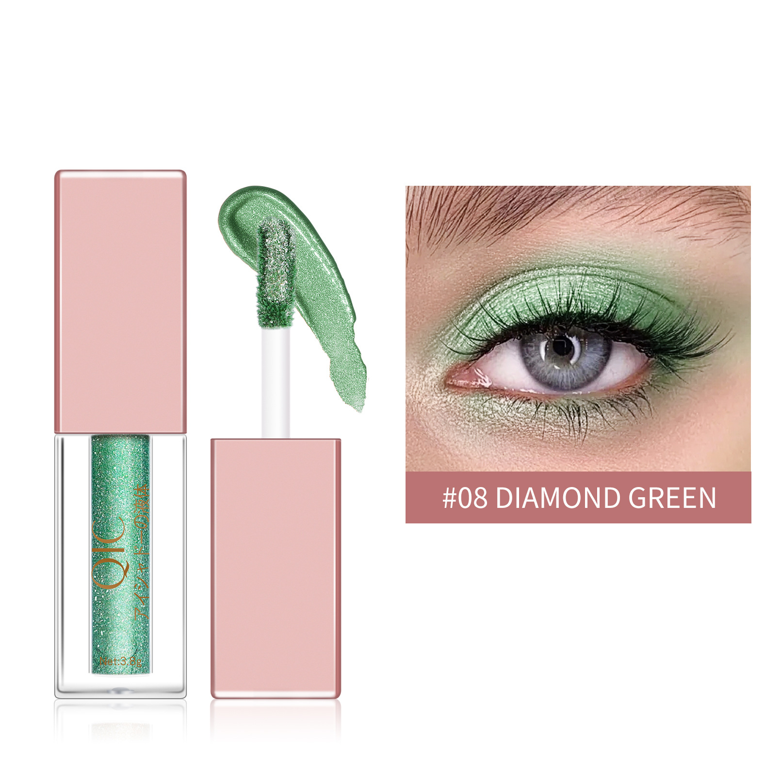 8 diamanti verdi - confezione inglese - solo per esportazione - 38g
