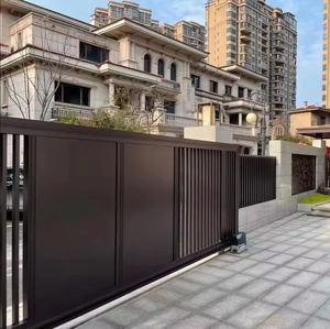 Khách Hàng Hiện Đại Kích thước vườn điện tự động nhôm trượt cổng hàng rào - Product Image 6