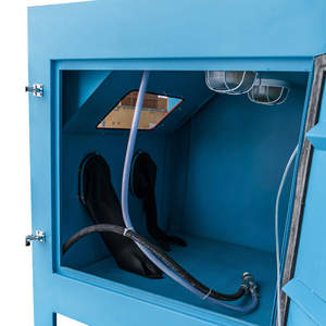 Abrasive Wet/Sand <strong>Blast</strong> Cabinet with CE Certified - Sandblasting Automatic Cabinet - Product Image 4