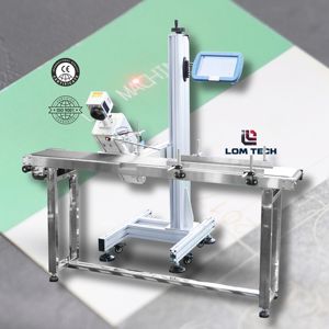 LOM TECH Selbst klebende Datums codierung QR-Laser druckmaschine Einfach zu entfernen für CO2 Plastiktüten papier - Product Image 4