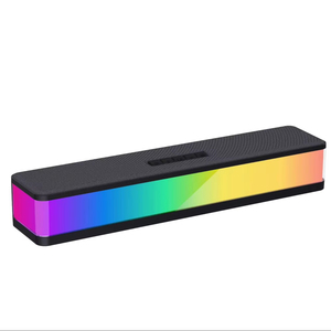 2.0ポータブルミニコンピューターゲームワイヤレススピーカーBluetooth for PC、LEDライトがホームオフィス用に変更 - Product Image 1