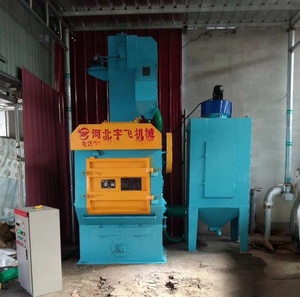 Q326 Tumble Belt Shot <strong>Blasting</strong> Machine <strong>Small</strong>-Scale Crawler Shot <strong>Blasting</strong> Machine Engine Motor Core Components for Deflashing