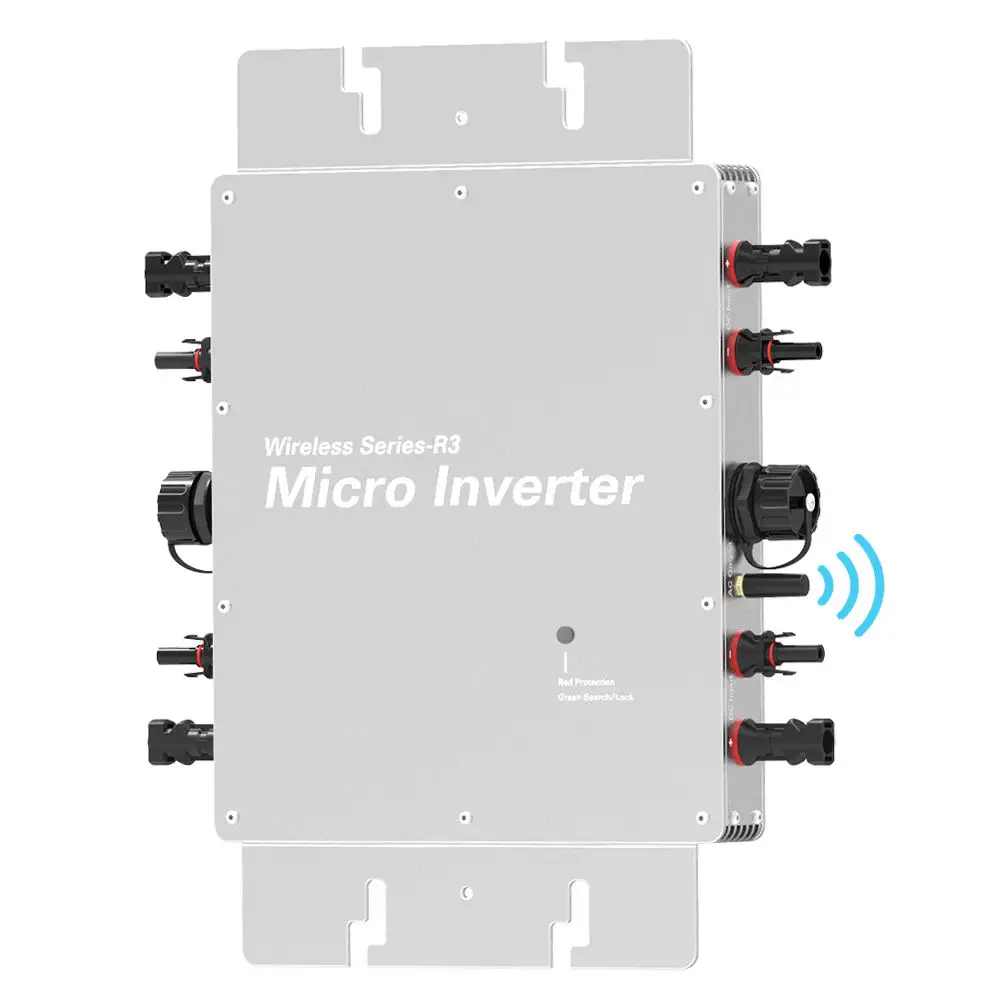 Smart 2000W 2400W 2800W monitoreo micro inversor 2000W 2400W 2800W panel solar con micro inversor panel solar micro inversor