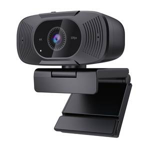 UHD 4K USBウェブカメラ2K 1080PフルHDミニビデオカメラ内蔵マイクサポート会議ソフトズームMicrosoft Teams Skype