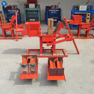 Çamur tuğla yapma makinesi manuel operasyon makinesi yapma kil tuğla - Product Image 4
