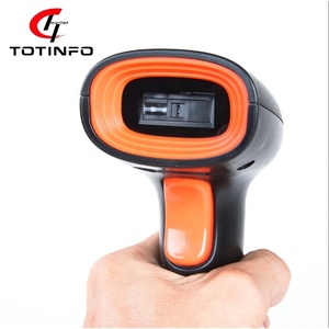 Receptor USB inalámbrico, lector de código de barras automático 2D, portátil, escáner de código de barras para supermercado - Product Image 2
