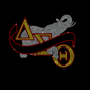 Free Sample <strong>Delta</strong> Sigma Theta Sorority Rhinestone Iron on Transfer - Product Image 5