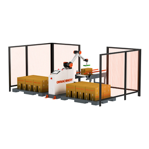Carga y descarga de posicionamiento de robot portátil de alto nivel para paletización de cartón de robot colaborativo
