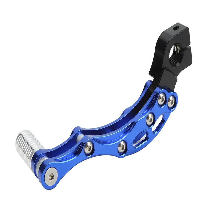Tesglow Pedal pengganti gigi modifikasi, untuk lubang sepeda motor Trail CNC tuas persneling lipat aluminium dapat disesuaikan