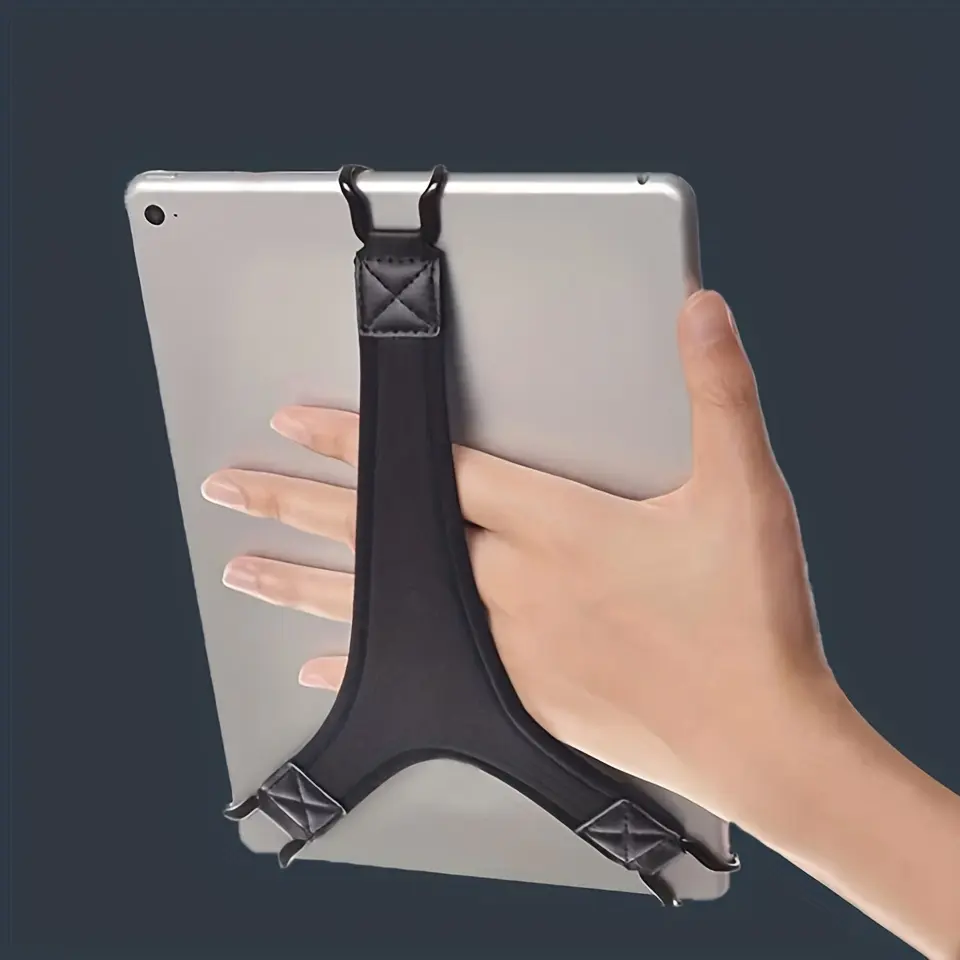 Thực tế sáng tạo cho iPad Máy tính bảng chủ một tay dây đeo hoạt động cố định vành đai mùa thu bằng chứng tam giác đàn hồi không trượt khung