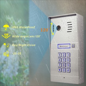 Smart Anti-vandal Metal Outdoor <strong>Intercom</strong> and Wifi 7inch HD Display Monitor for Wireless <strong>IP</strong> Door Entry <strong>System</strong> APP Control