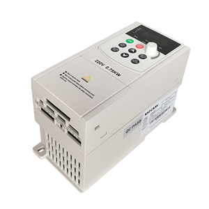 Inversor de frecuencia variable Mini VFD de 0.75KW Entrada monofásica para husillo de bomba de agua Aplicación de motor trifásico de 220V/380V