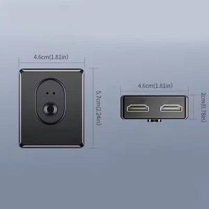 HDTV <strong>Splitter</strong> <strong>1</strong> in <strong>2</strong> Out 4K HDTV Cable <strong>Splitter</strong> 1x2/2x1 Adapter <strong>Switcher</strong> Between <strong>2</strong> <strong>Inputs</strong> Display for Game Consoles