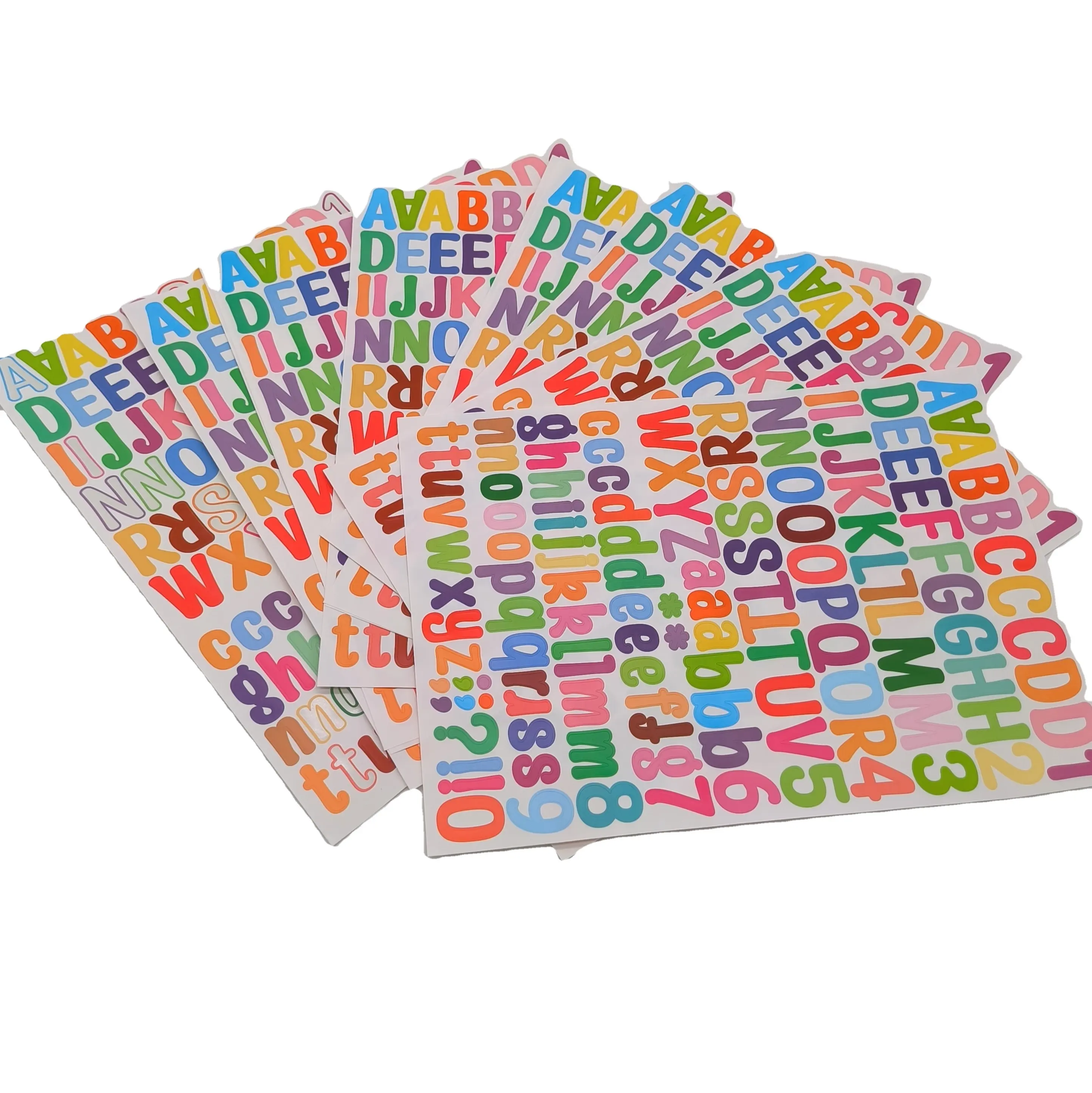 Pegatinas de vinilo personalizadas con letras y números, etiquetas de alfabetos para letreros de buzón, ventana, puerta, coches, hoja adhesiva con alfabeto