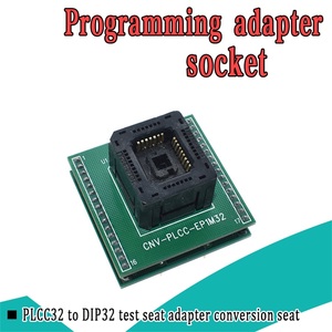 Top Quality Chip <strong>programmer</strong> PLCC32 adapter socket CNV-<strong>PLCC</strong>-EP1M32 0324-309 with Board for BIOS PLCC32 - Product Image 1