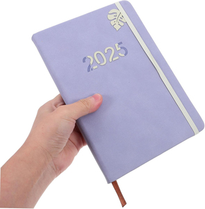 新的每周项目多功能期刊魔术2025记事本A5紫色议程组织者计划笔记本 - Product Image 1