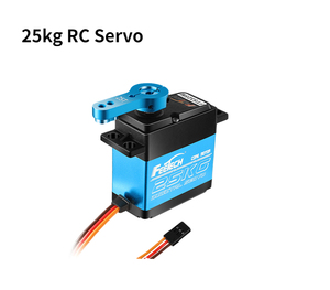 25KG 30KG impermeabile ad alta coppia di 180 gradi di ingranaggi in metallo Standard servomotore digitale con 25T per 1/8 1/10 RC auto RC camion Baja