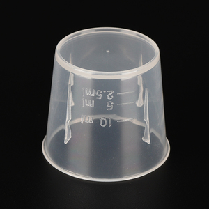Transparent 10ml Plastic pp Medicine Measuring <strong>Cup</strong> with <strong>2</strong>.5ml Graduated - Product Image 3
