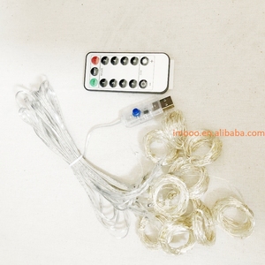 Nhà Máy Giá USB 3X3M LED Chuỗi Đèn Vòng Hoa Ngoài Trời Nhà Cho Đám Cưới/Đảng/Rèm/Trang Trí Sân Vườn Giáng Sinh Cổ Tích Đèn - Product Image 4