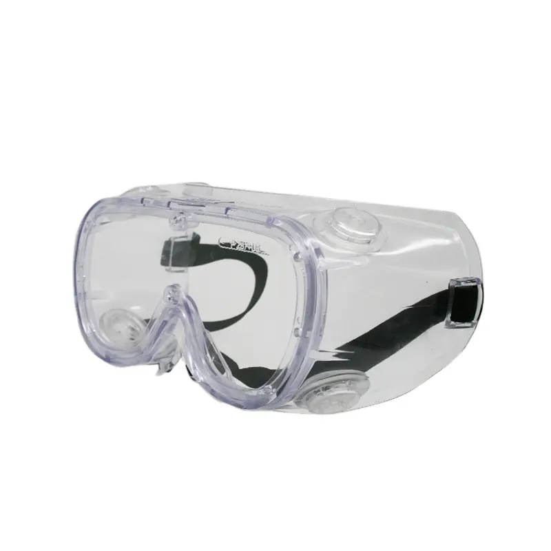 Kacamata pelindung PVC bahan polikarbonat, UVA UVB tingkat penyerapan 99.99%