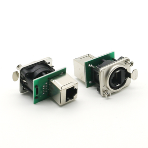 Type D Data Network Panel Adapter Multimedia Engineering Network Socket Black Plastic <strong>RJ45</strong> Adapter - Product Image 6