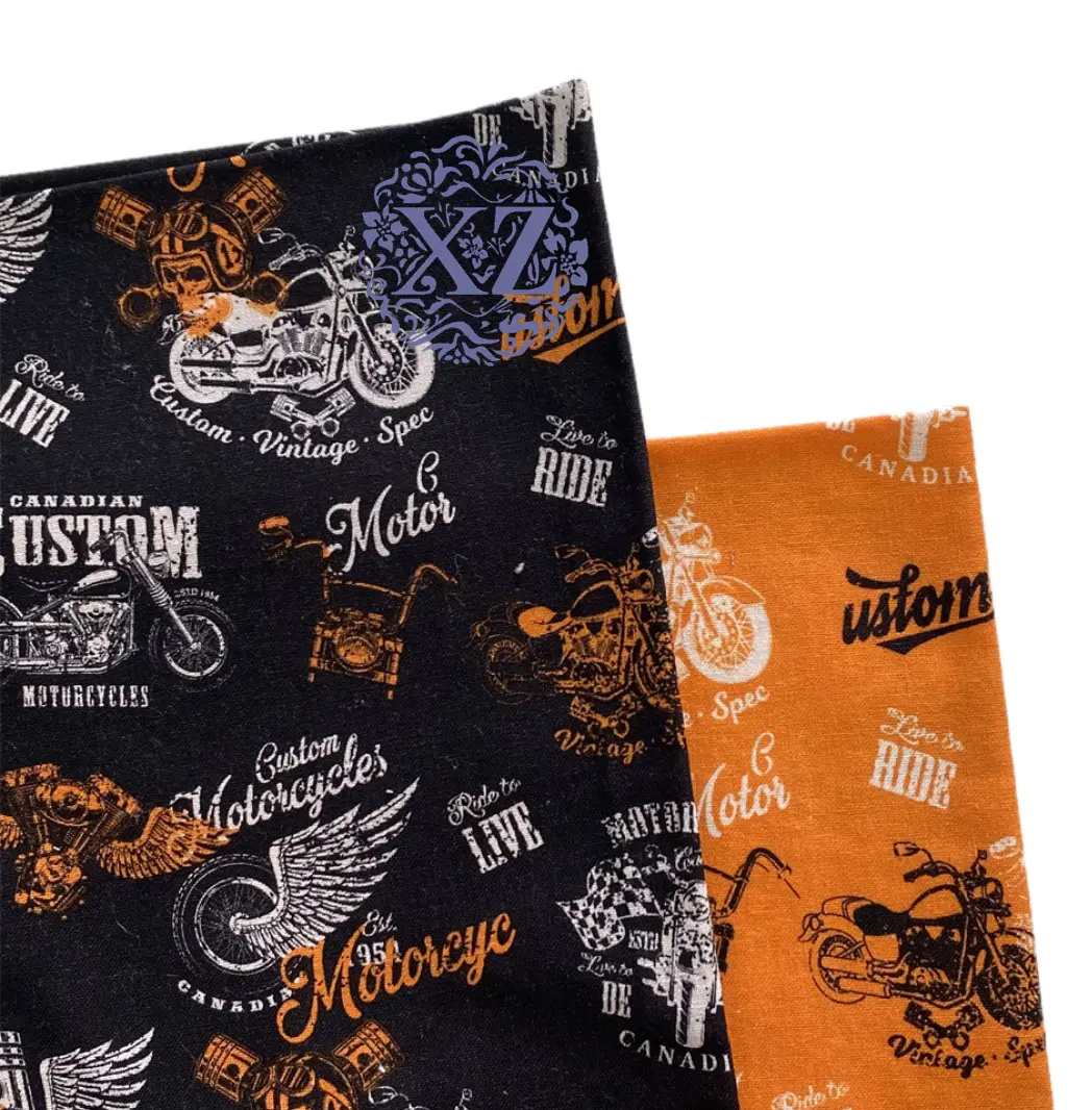 Kustom kain tenun katun tahan air cetak Digital Floral 100% katun kain cetak Poplin untuk gaun