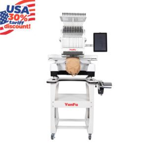 <strong>Custom</strong> Design Single Head 15-Needle <strong>Computer</strong> Embroidery Machine for Personal Start-up or Printing Shops - Product Image 4
