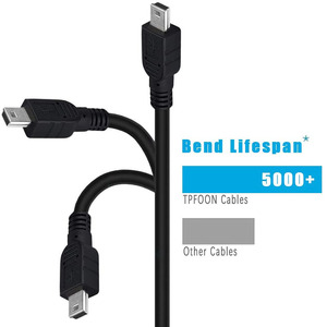 USB2.0玩充电充电数据线mini 5p 5pin 1.8m USB迷你USB PS Move/PS3超薄无线控制器 - Product Image 3