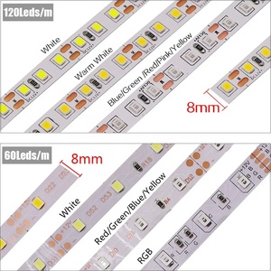 高品质SMD5050 RGB发光二极管条形灯12V/24V 60/120发光二极管智能环境带遥控高流明IP65 RGBW RGBWW - Product Image 4