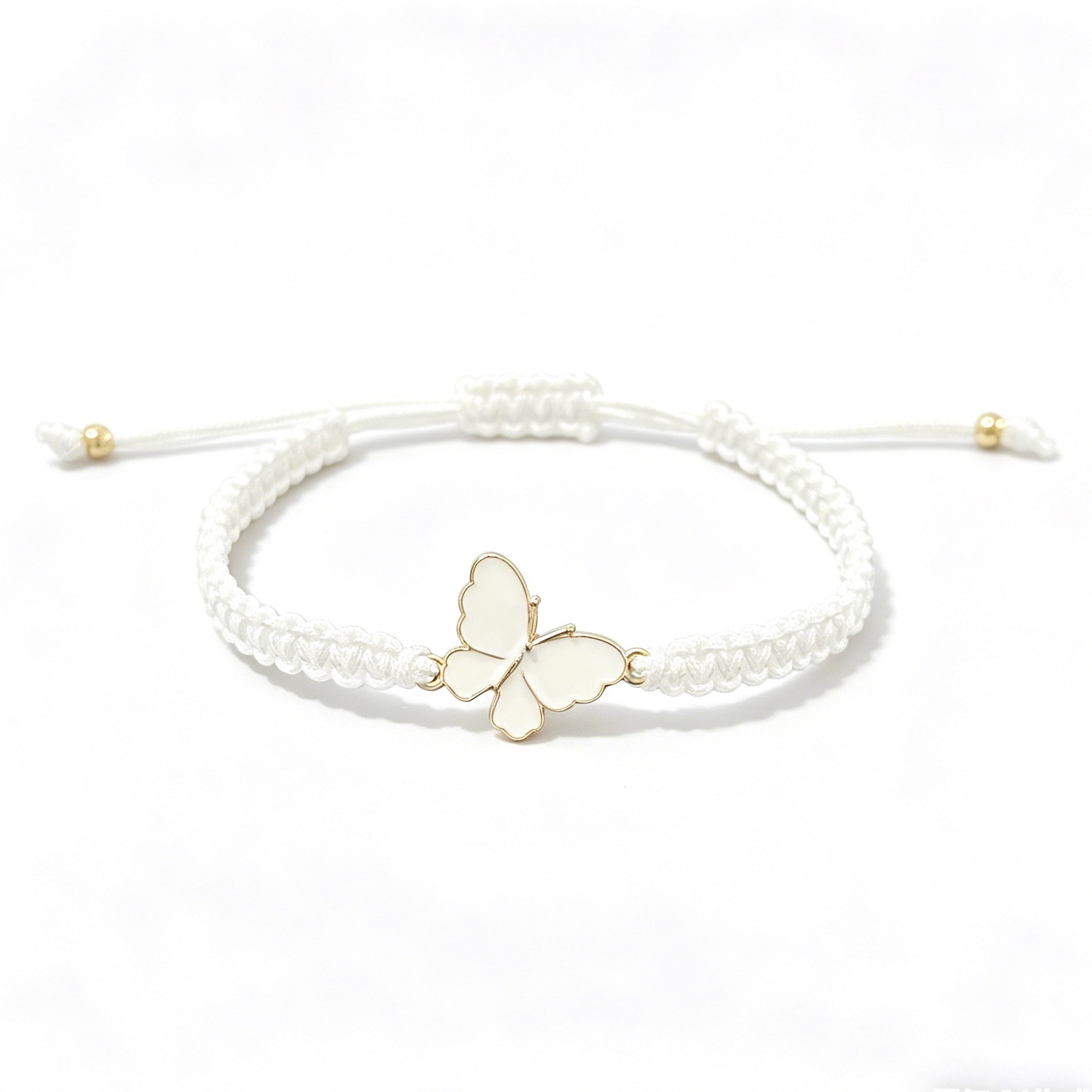 Butterfly bracelet, white