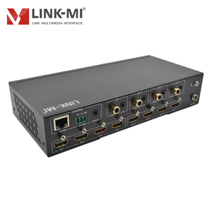 4x4 HDMI 2.0 Matrix Switcher mit flexiblem Umschalten von mehreren Eingängen auf mehrere Ausgänge, geeignet für den Studio gebrauch