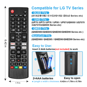 Telecomando universale compatibile con tutti i LED LG OLED LCD UHD 4K 8K QNED webOS NanoCell HDTV Smart TV - Product Image 2